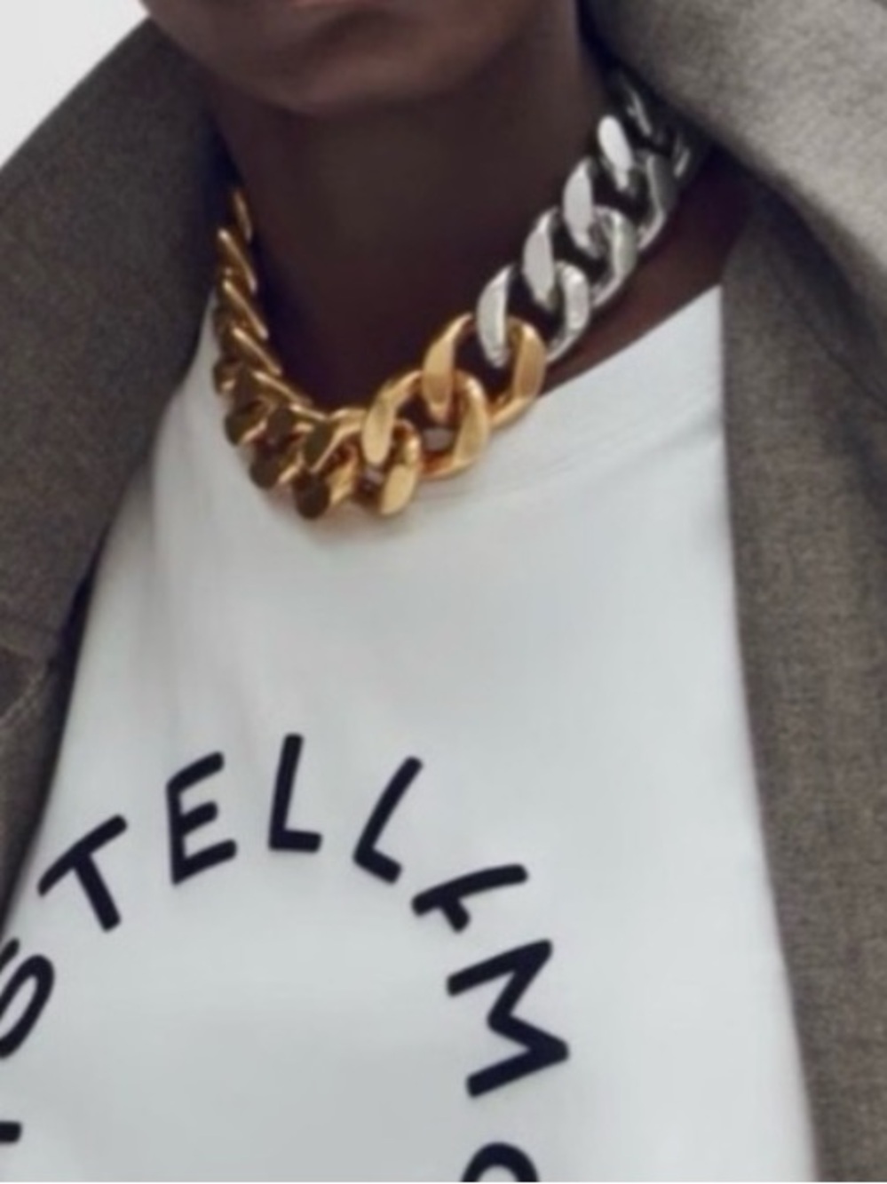 H&M X Stella McCartney Two-Tone Necklace - Picture 2 of 9